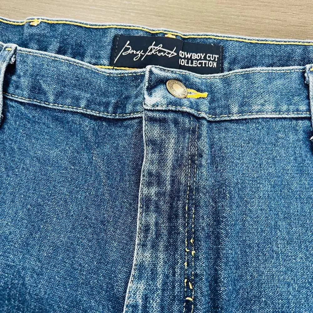 Wrangler Jeans Mens Size 40X34 Blue 13MGSHD George Strait Cowboy Cut Collection